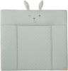 roba Wickelauflage soft 'roba Style' - 85 x 75 cm - mit Bärengesicht Benny - abwischbar - Frosty Green