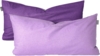 Schiesser Kissenhüllen, 2 Stück, Wendeoptik, Made in Green, Baumwolle in Renforcé-Qualität, 40x80 cm, Helllila-Lila