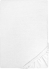 Castell Jersey-Stretch-Spannbetttuch, Weiß, 1x 90x190 cm - 100x200 cm, 90x190 cm