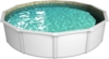 Steinbach Stahlwandpool Set Nuovo de Luxe II – 012141SA – Ø 360x120 cm – Robuster Pool in Weiß für bis zu 11. 000 l Wasserinhalt – Mit winterfester sandfarbener Innenfolie und zahlreichem Zubehör