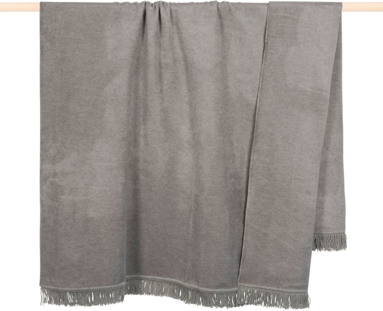pad Wohndecke, Mischgewebe, 150x200 cm, Sydney light grey Bild 1