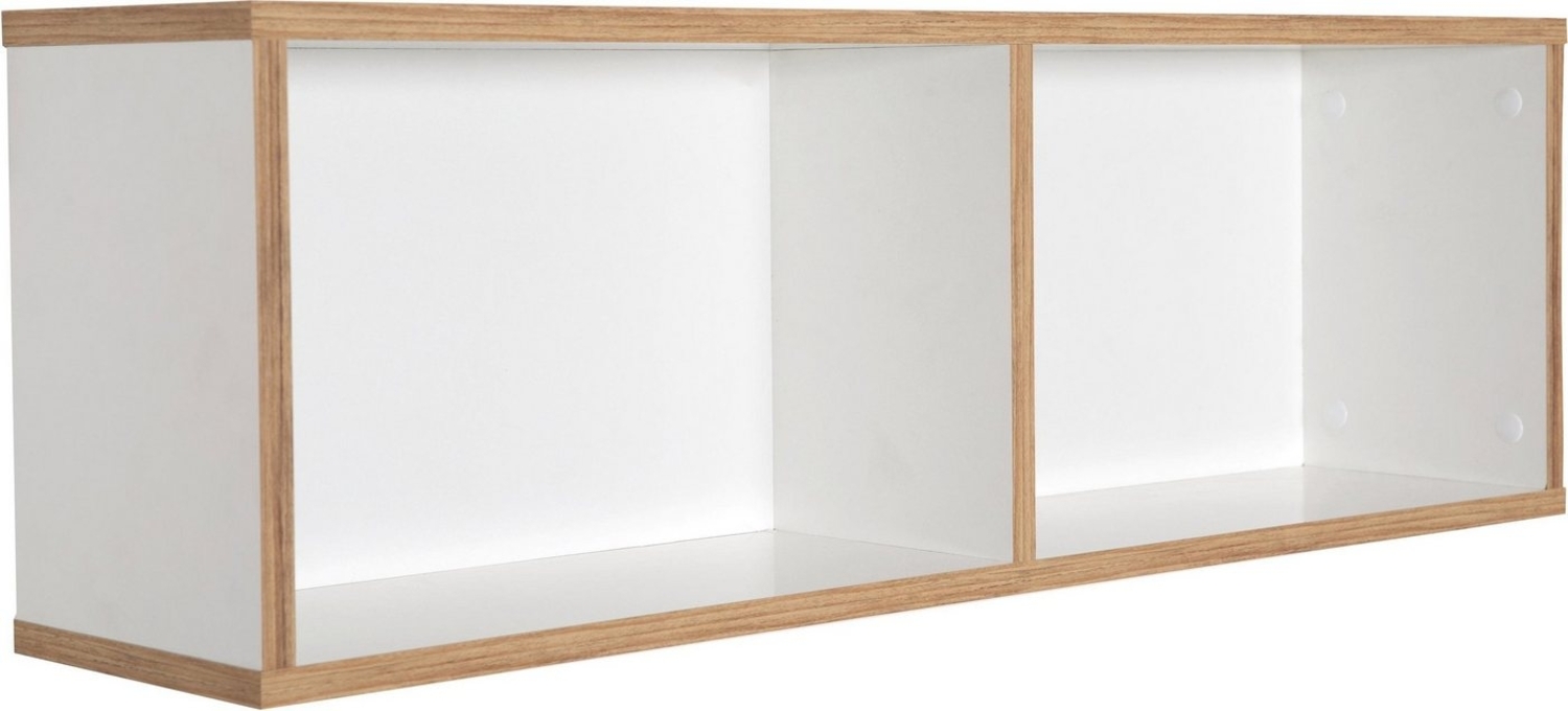 Roba 'Finn' Wandregal, Spanplatte weiß, 29 x 90 x 20 cm Bild 1