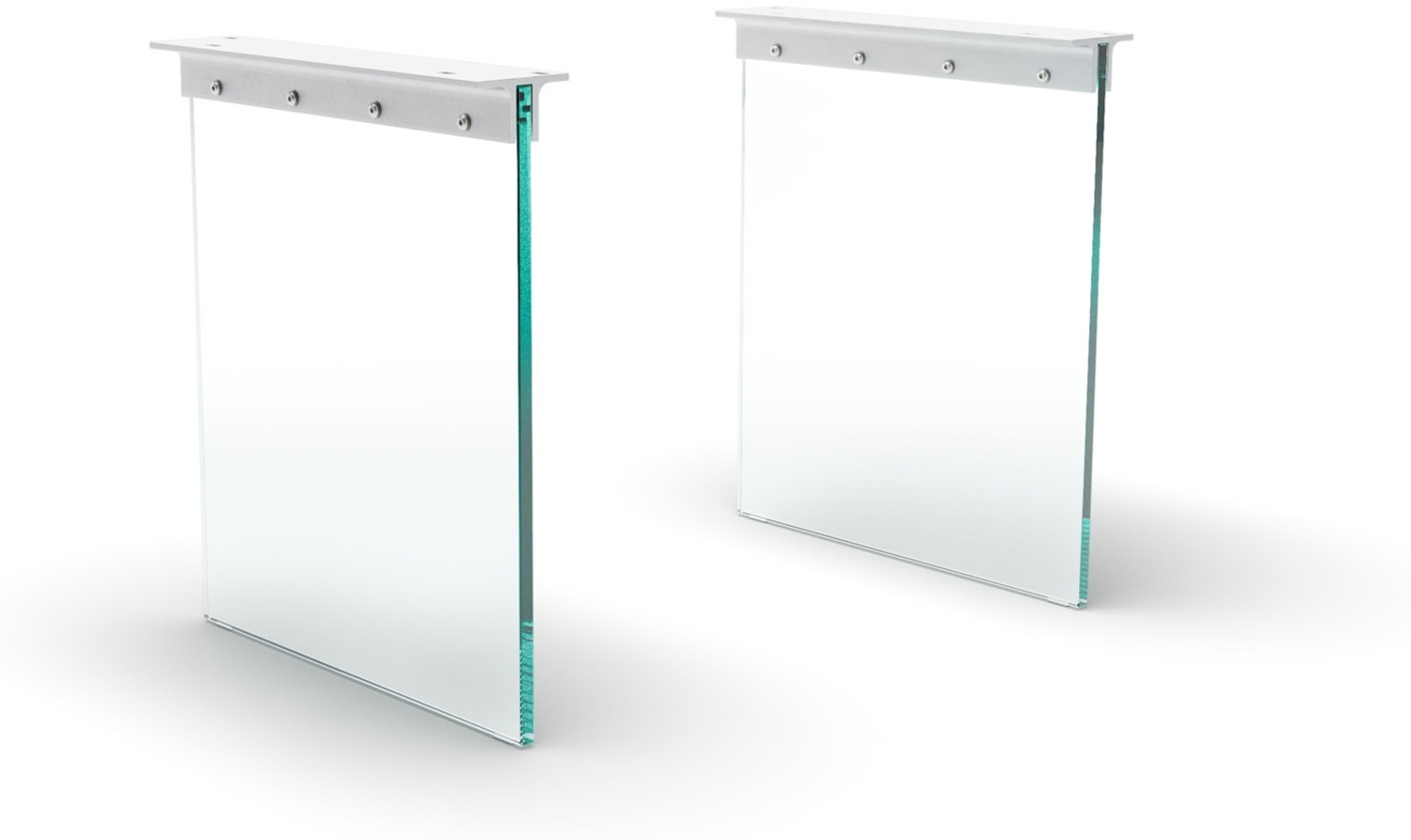 Tischbeine Glas (2er-Set) Tischgestell Bild 1