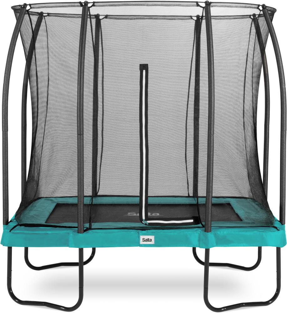 Salta 'Comfort Edition Standard' Trampolin rechteckig, inkl. Sicherheitsnetz, grün, 153x214 cm Bild 1