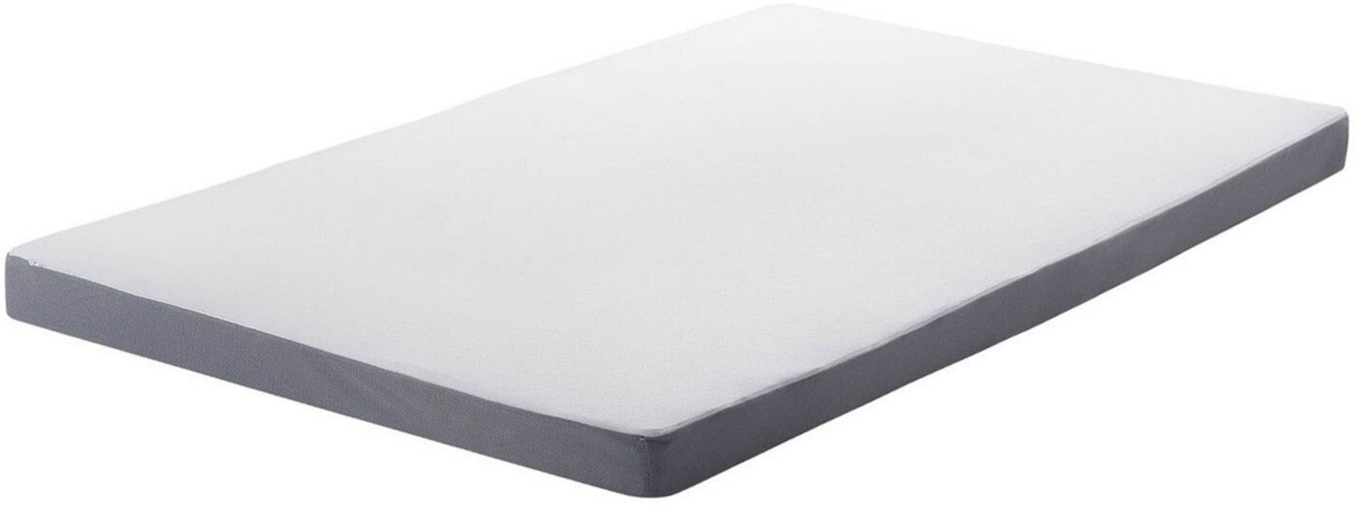 Foam Schaumstoffmatratze Viskoelastische Matratze Medium Härtegrad, Grau mit Weiß, 80x200 cm Bild 1