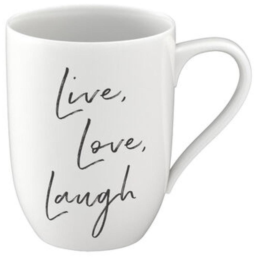 Villeroy & Boch Statement Becher 'Live Love Laugh' 290 ml - DS Bild 1