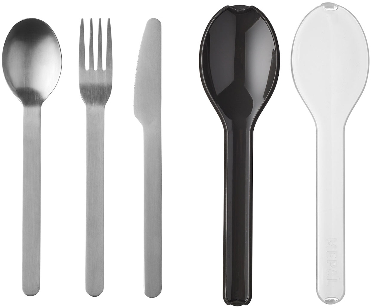 Mepal ELLIPSE Besteck-Set 3-teilig Nordic Black - A Bild 1