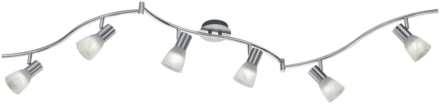 Schicker 36 Watt LED Strahler in Nickel matt Bild 1