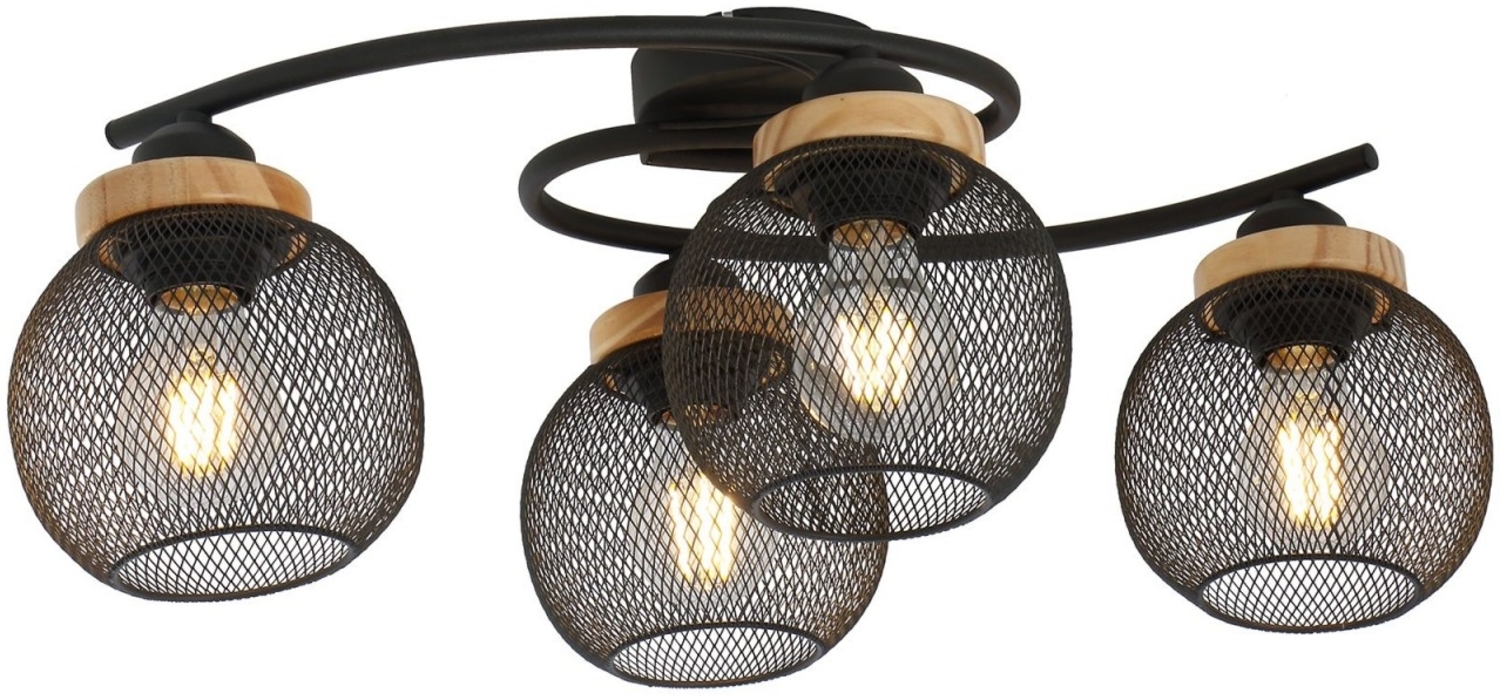 Deckenleuchte Wohnzimmer Deckenlampe Schlafzimmer Deckenstrahler 15663-4D Bild 1