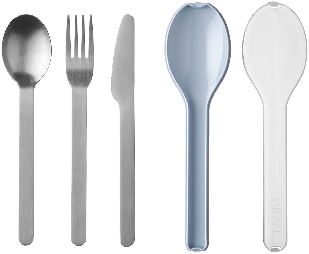 Mepal ELLIPSE Besteck-Set 3-teilig Nordic Blue New - A Bild 1