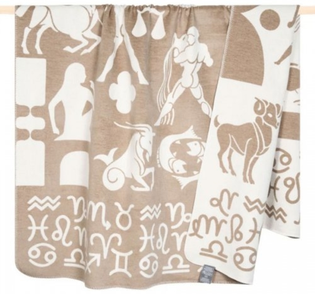 pad Wohndecke, Mischgewebe, 150x200 cm, Sternzeichen Zodiac Sand Bild 1