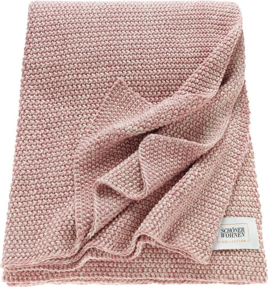 Wohndecke Melange, SCHÖNER WOHNEN-Kollektion, Strickdecke mit Melange-Effekt, Kuscheldecke Bild 1