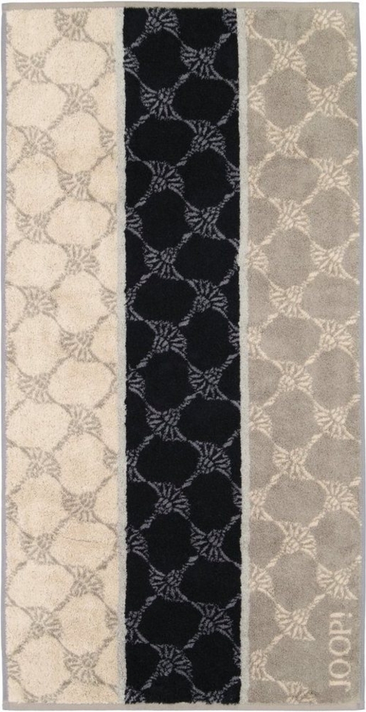 JOOP! Handtuch Joop! Handtuch Duschtuch 1657-70 Cornflower Stripes Graphit 50x100, Walkfrottier, 100% Baumwolle Bild 1