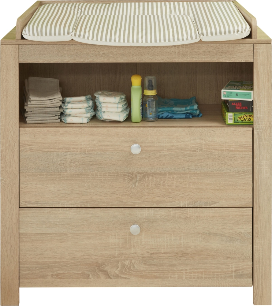 Trendteam 'Olivia' Wickelkommode, 96x102 cm, Sonoma Eiche hell Bild 1