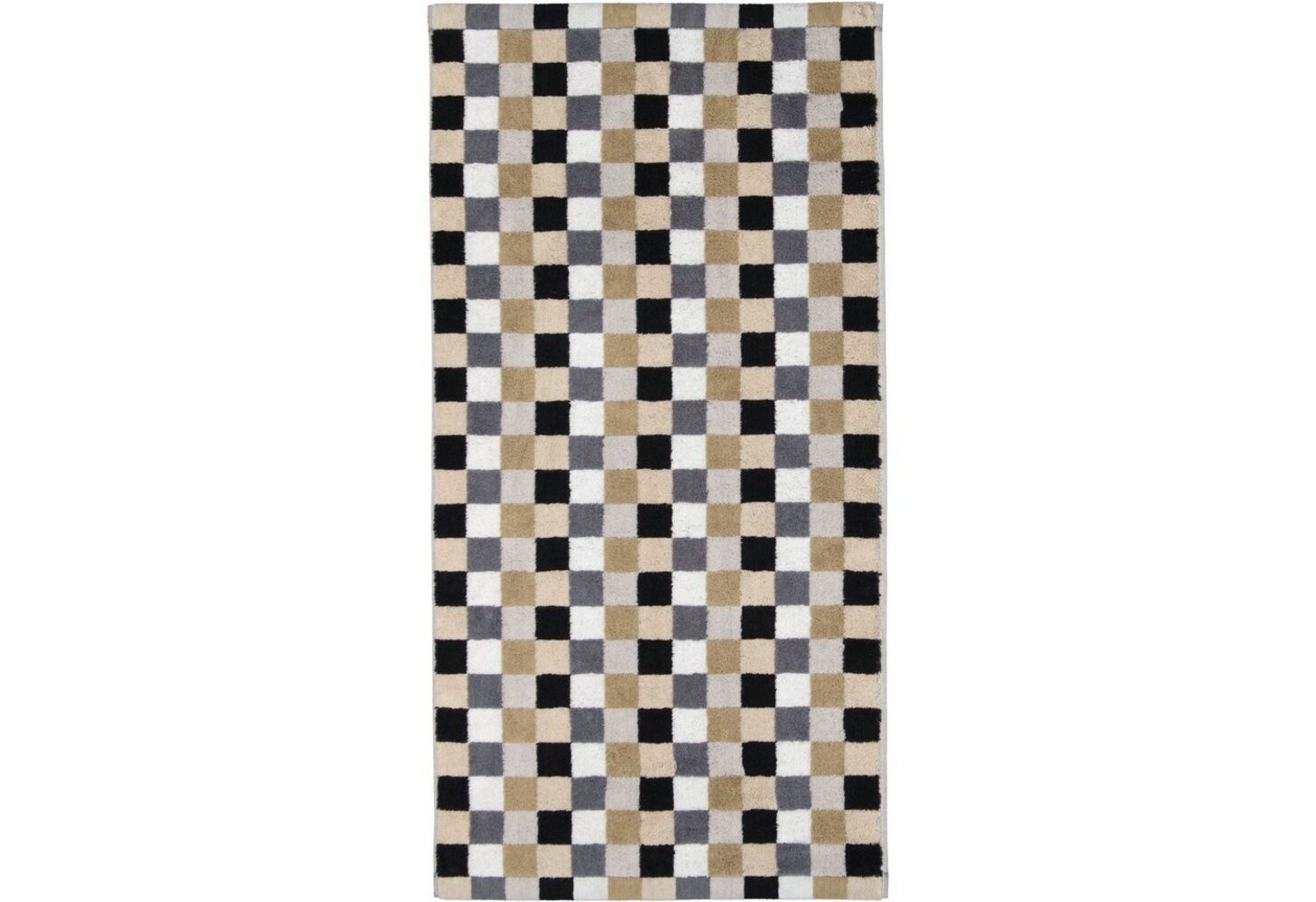 Cawö Handtücher Cawö Handtuch Lifestyle Cube 7047, 37 Kiesel, Baumwolle (1-St) Bild 1