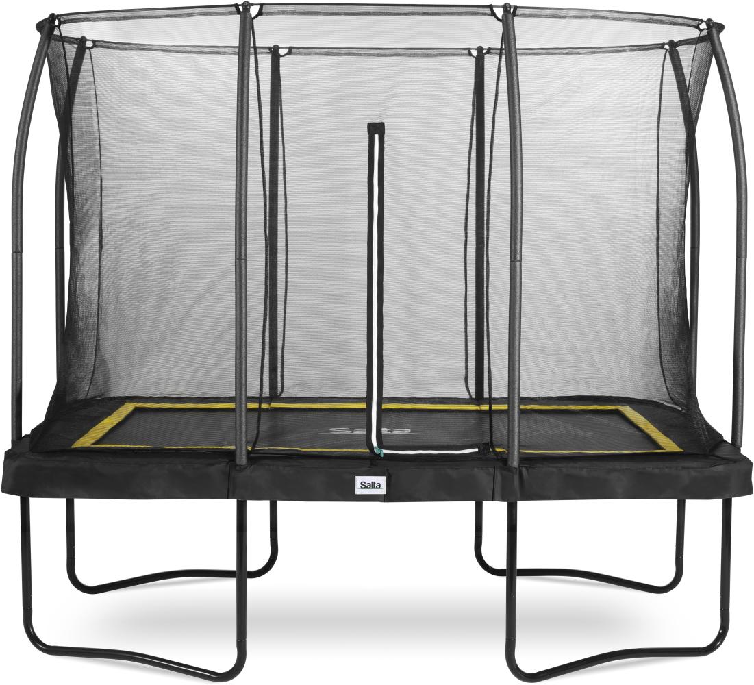 Salta 'Comfort Edition' Trampolin inkl. Sicherheitsnetz, rechteckig, schwarz, 214x305 cm Bild 1