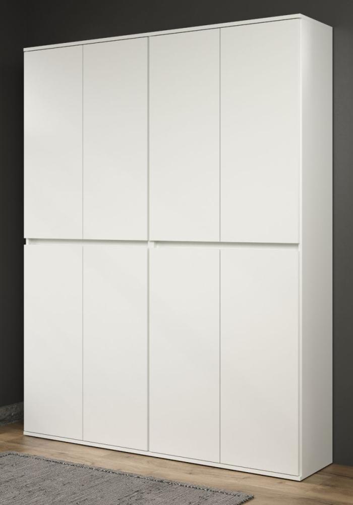 Garderobenschrank 'Nevada' Schuhschrank, weiß, 148 cm Bild 1