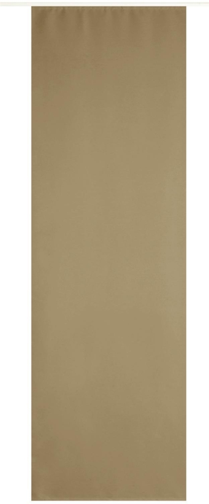 Flächenvorhang Blickdicht ( Taupe dunkel ) in 60x245cm ( Breite x Höhe ) inkl. Zubehör Bild 1