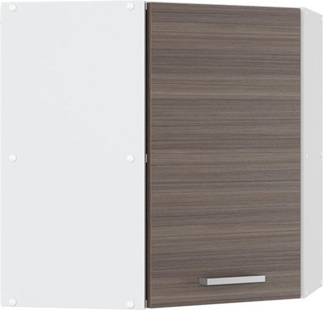 Vicco Küchenschrank R-Line Hängeschrank Unterschrank Küchenzeile Küchenunterschrank Arbeitsplatte, Möbel verfügbar in anthrazit und weiß (edelgrau ohne Arbeitsplatte, Eckhängeschrank 57 cm) Bild 1