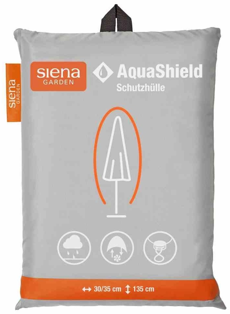 Siena Garden AquaShield Mittelstockschirm - hellgrau, Polyester (D41185) Bild 1