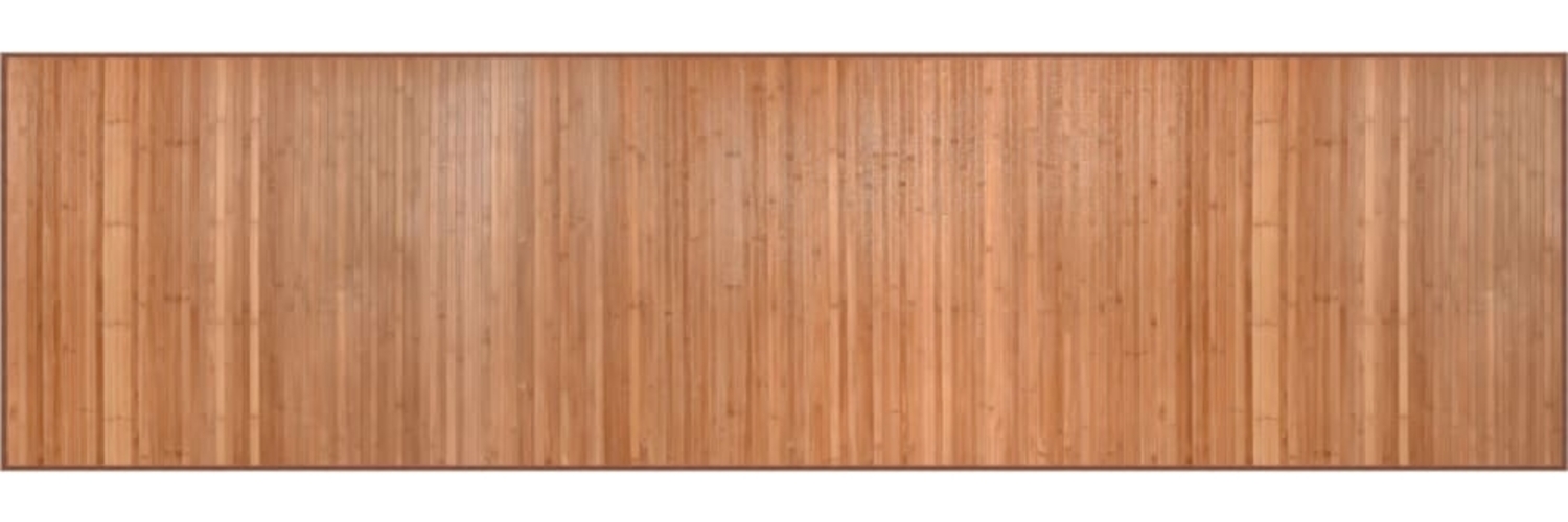 vidaXL Teppich Rechteckig Natur 80x300 cm Bambus 376913 Bild 1