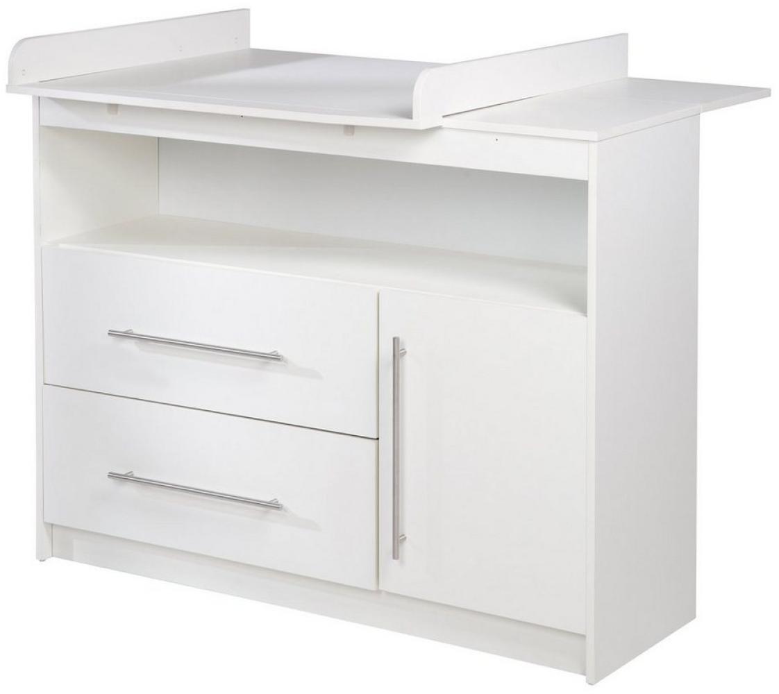 roba Wickelkommode 'Maren' - abnehmbarer Wickelansatz - breit - 2 Schubladen - Wickelhöhe 90 cm Bild 1