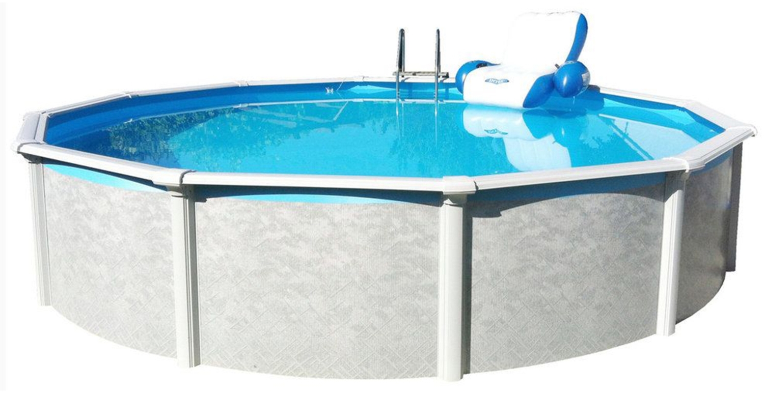 Steinbach Stahlwand Swimming Pool Set "Grande rund", Ø 366 x 135 cm, ohne Zubehörset Bild 1