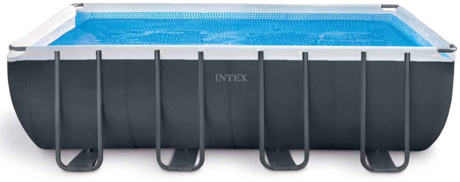Intex 'Frame Pool Set Ultra Quadra XTR', 549 x 274 x 132 cm, rechteckig, grau Bild 1