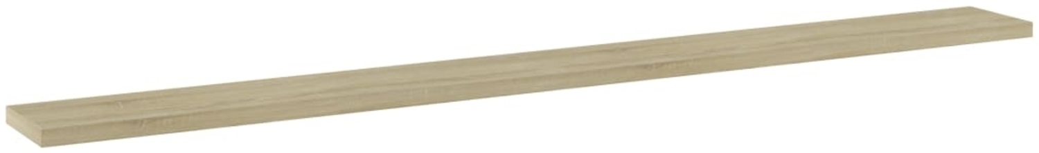 vidaXL Bücherregal-Bretter 4 Stk. Sonoma-Eiche 100 x 10 x 1,5 cm Bild 1