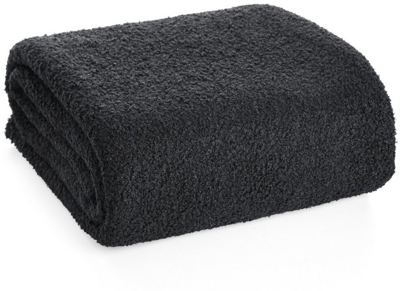 Kissenbezug Bouclee schwarz 45x45 schwarz Bild 1
