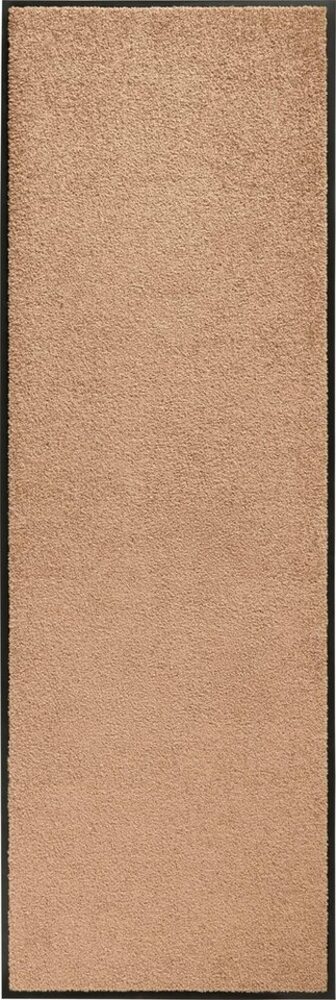 Waschbare Fußmatte Wash & Clean - caramel - 60x180x0,7cm Bild 1