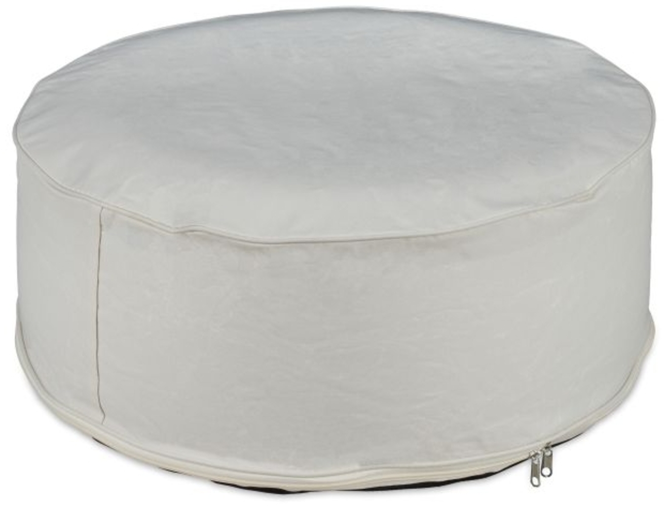Aufblasbarer Hocker in Creme Bild 1