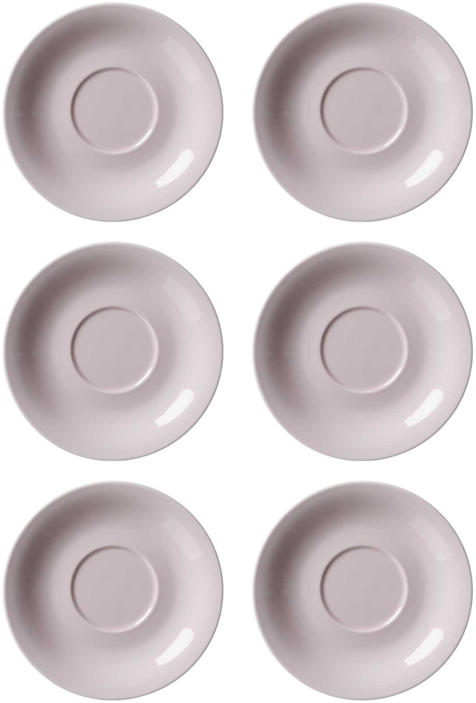 Ritzenhoff & Breker DOPPIO Milchkaffee Untertasse 17 cm rosé 6er Set - A - A Bild 1