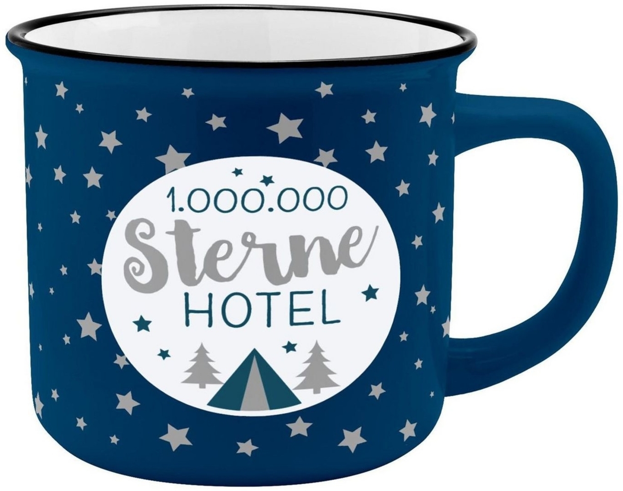 Sheepworld Becher, 1.000.000 Sterne Hotel, 9 x 8,4 x 11 cm Bild 1