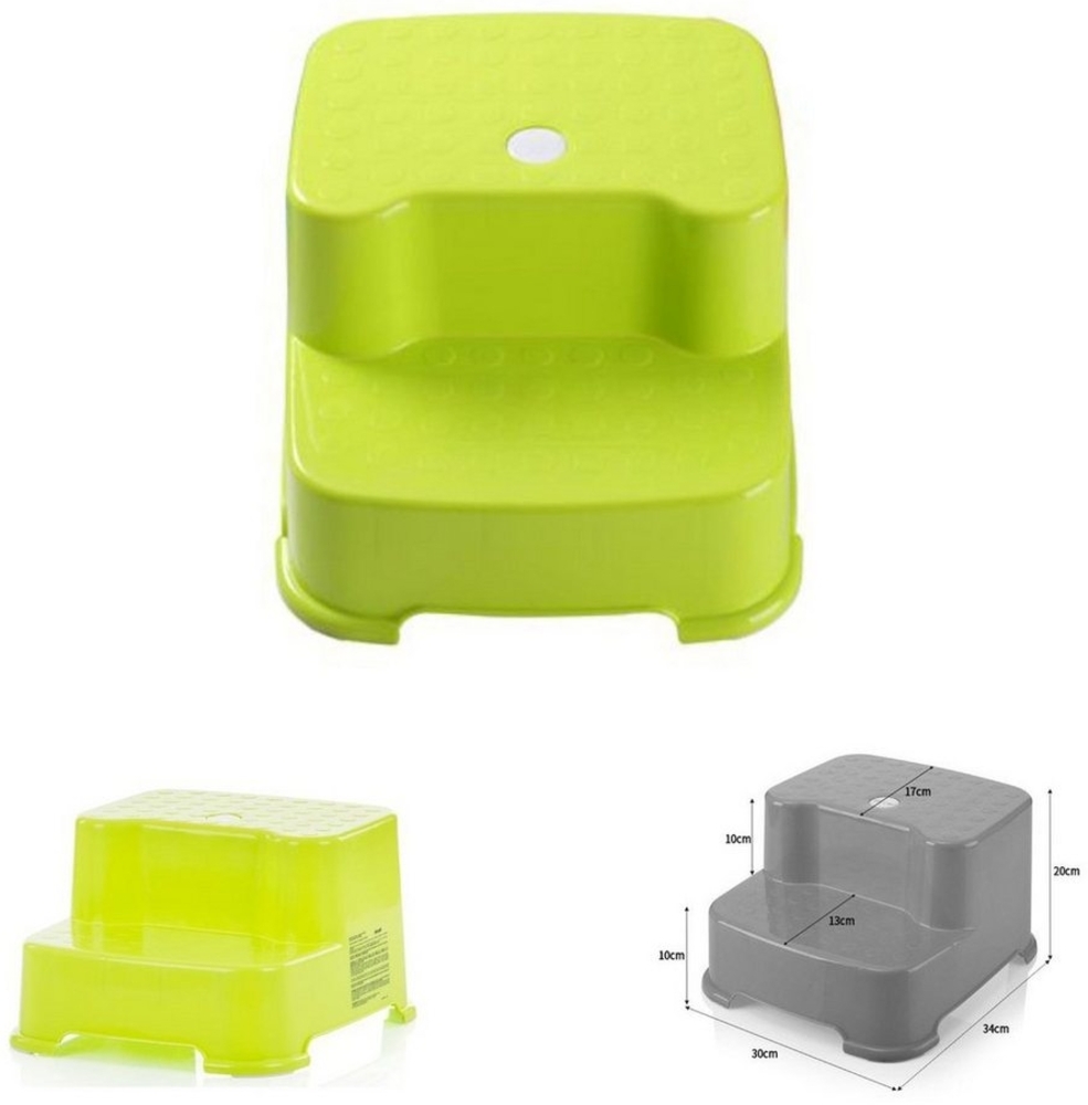 Chipolino Tritthocker BabyUp, zweistufiger Badhocker, rutschfest beschichtet grün Bild 1