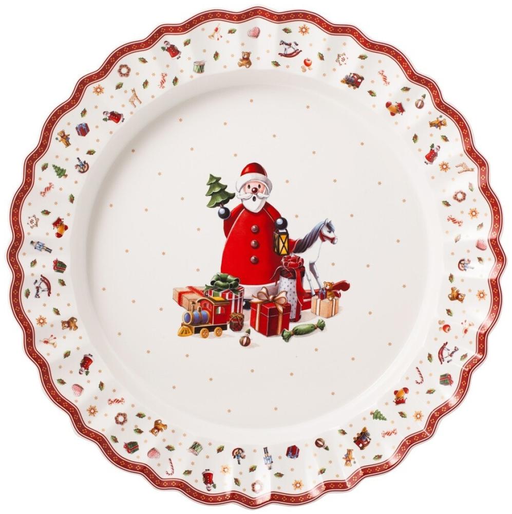 Villeroy & Boch Toy's Delight , Rund, Servierteller Weihnachtsmannn Bild 1