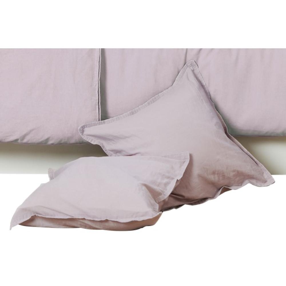 Vario Kissenbezug Renforce Stone Washed rose, 40x40 cm Bild 1