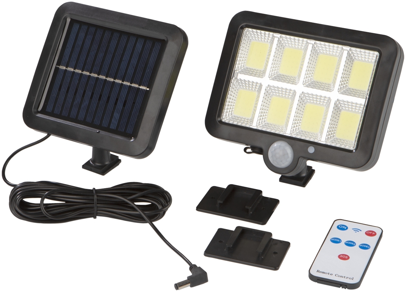 EASYmaxx Solar-Strahler mit Bewegungsmelder - schwarz Bild 1