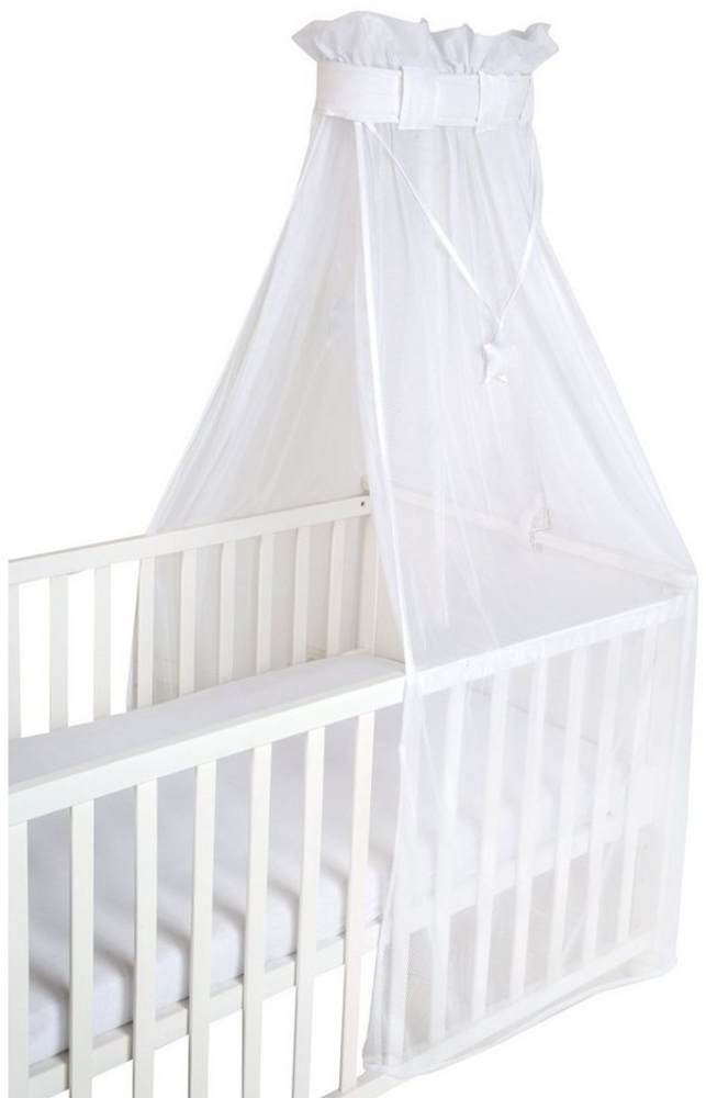 roba Babybett-Himmel Air 'safe asleep®' - Mesh-Himmel für Babybett - Weiß Bild 1