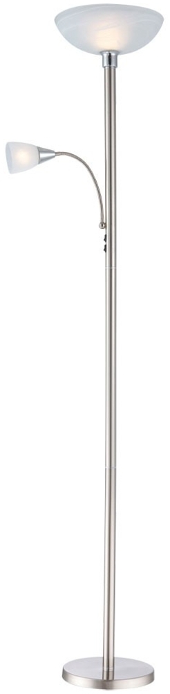 Globo 'Blade' LED Stehlampe, Metall / Glas weiß, Höhe: 178 cm Bild 1