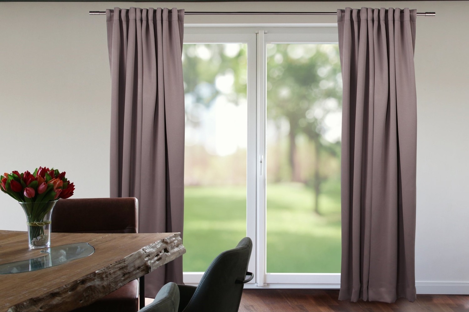 Deco-Raum Vorhang, verdeckte Schlaufen (1 St), verdunkelnd, Polyester Bild 1