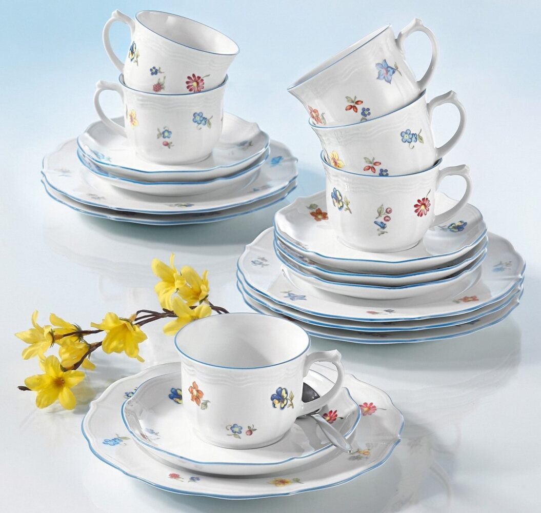 Seltmann Weiden Sonate Nostalgie Kaffeeservice 18-teilig - DS Bild 1
