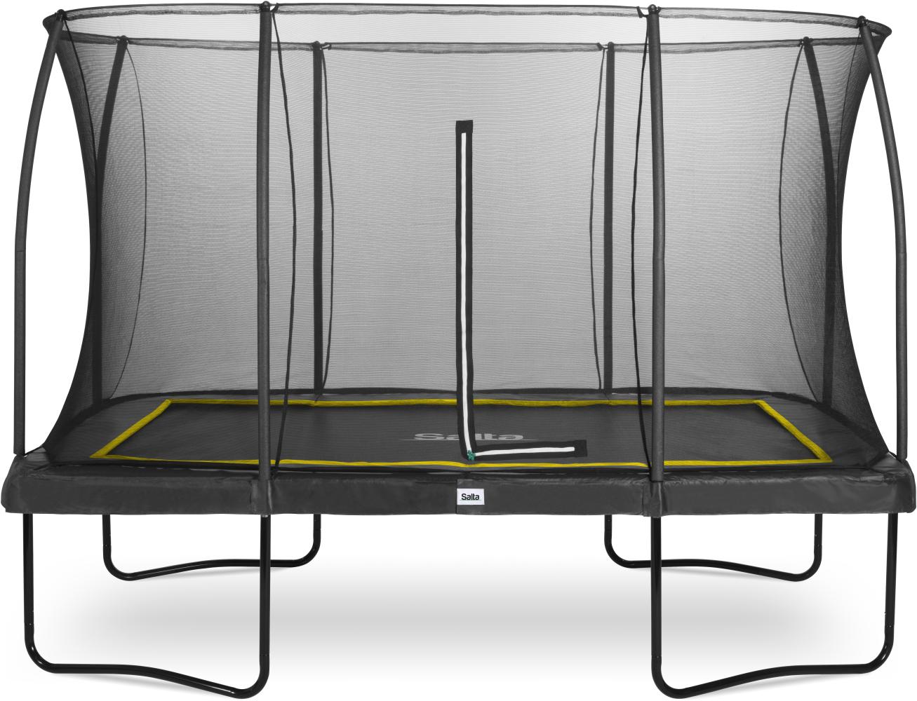Salta 'Comfort Edition' Trampolin inkl. Sicherheitsnetz, rechteckig, schwarz, 244x366 cm Bild 1