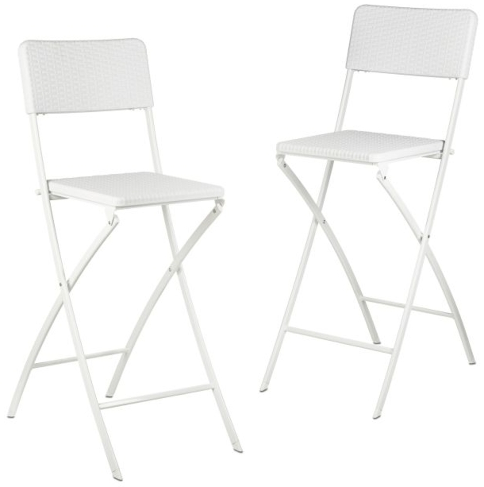 2er Set Barhocker Rattan Bild 1