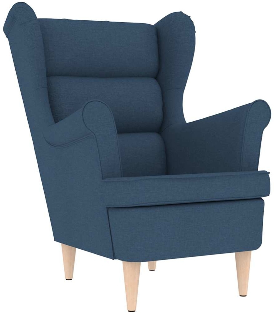 vidaXL Sessel Blau 74x84x100 cm Stoff 4016903 Bild 1