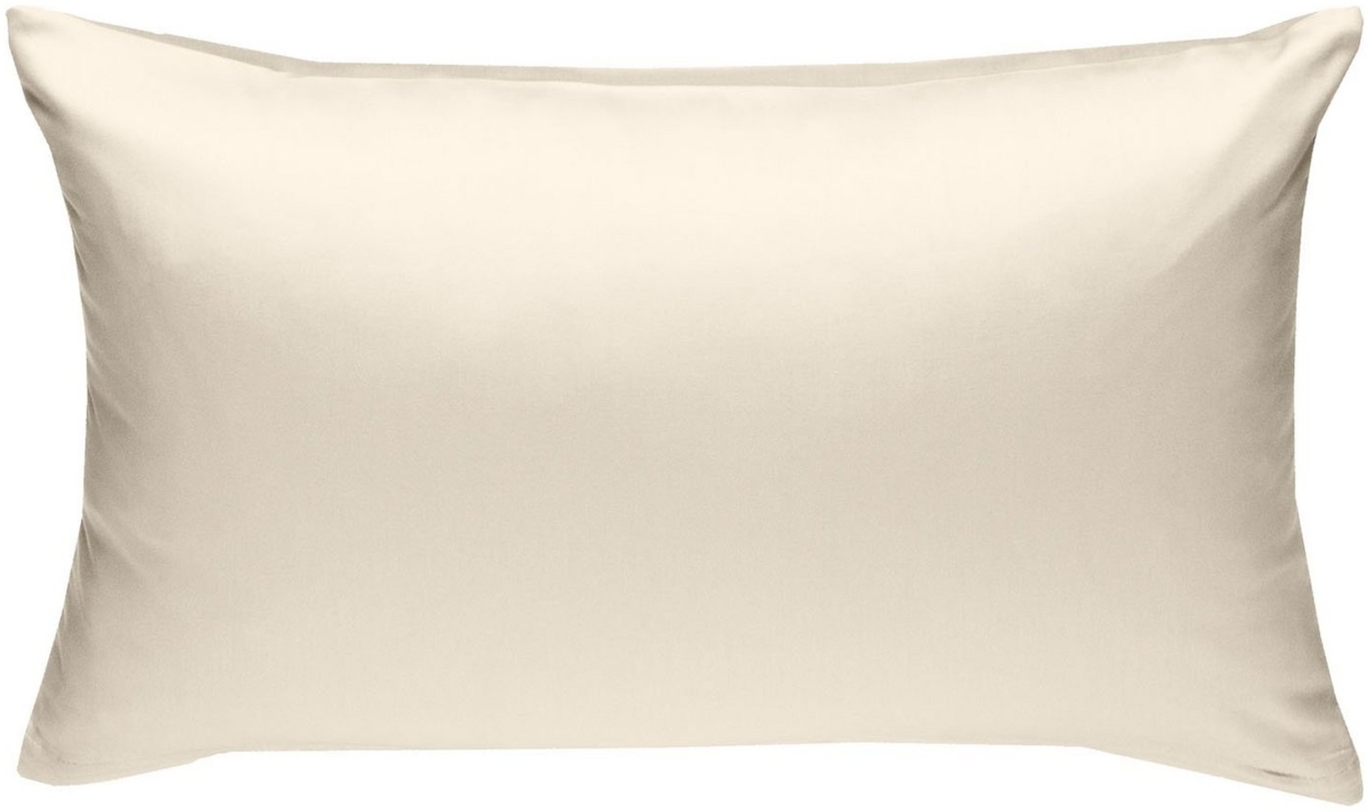 Bettwaesche-mit-Stil Mako-Satin / Baumwollsatin Bettwäsche uni / einfarbig natur Kissenbezug 40x40 cm Bild 1