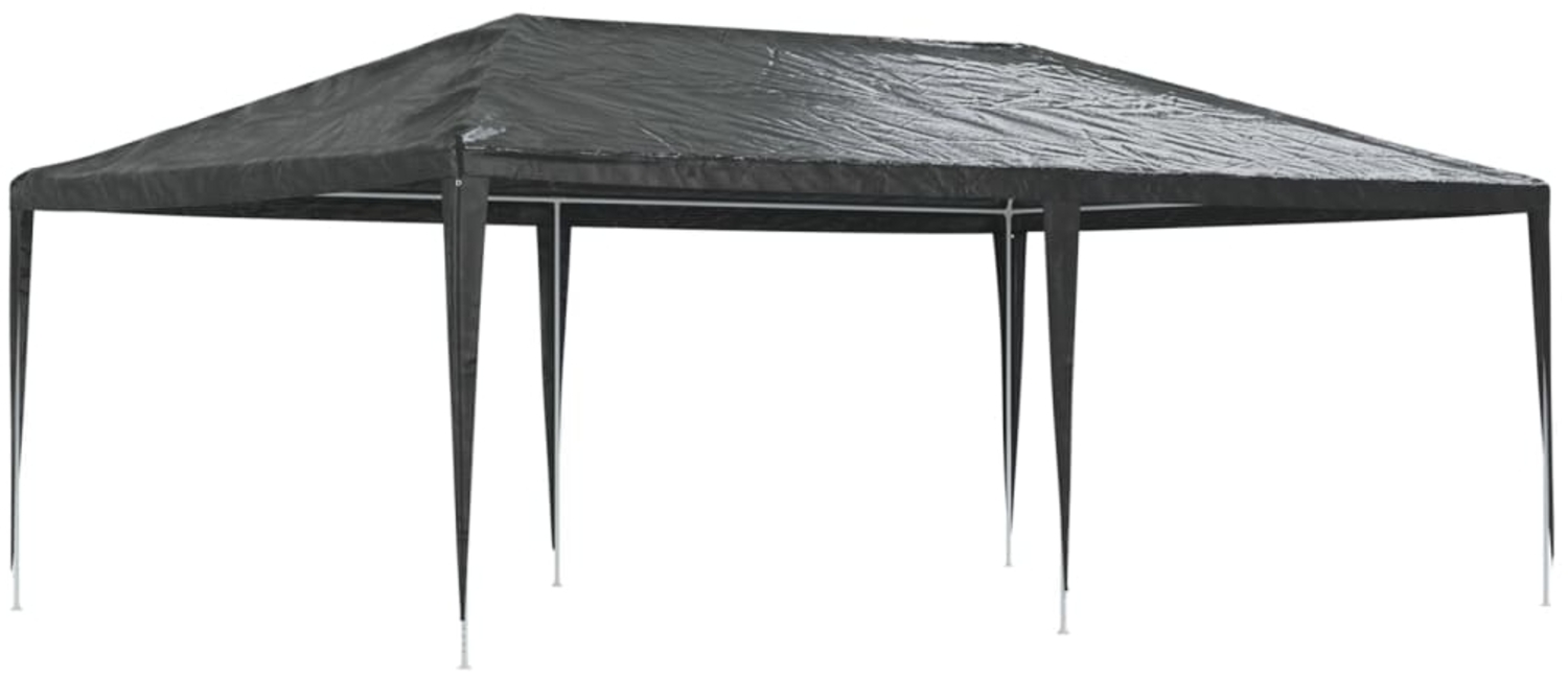 vidaXL Profi-Partyzelt, Stahl / PE anthrazit, 4×6 m, 90 g/m² Bild 1