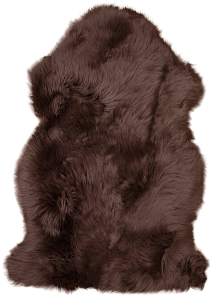 Echtes Lammfell LIAM in braun ca. 50x85 cm Bild 1