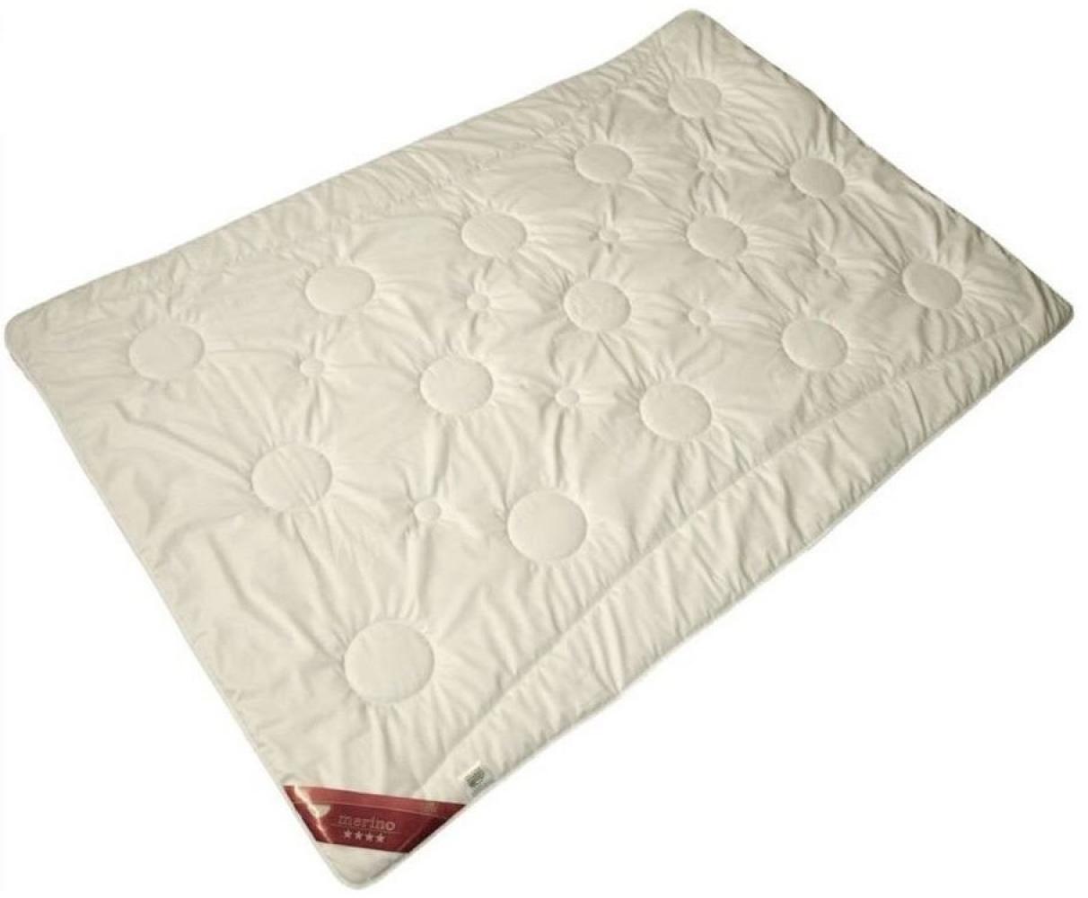 Merino Winter Bettdecke - Duo-Warm Steppbett - Garanta Merino 135x200 cm Bild 1