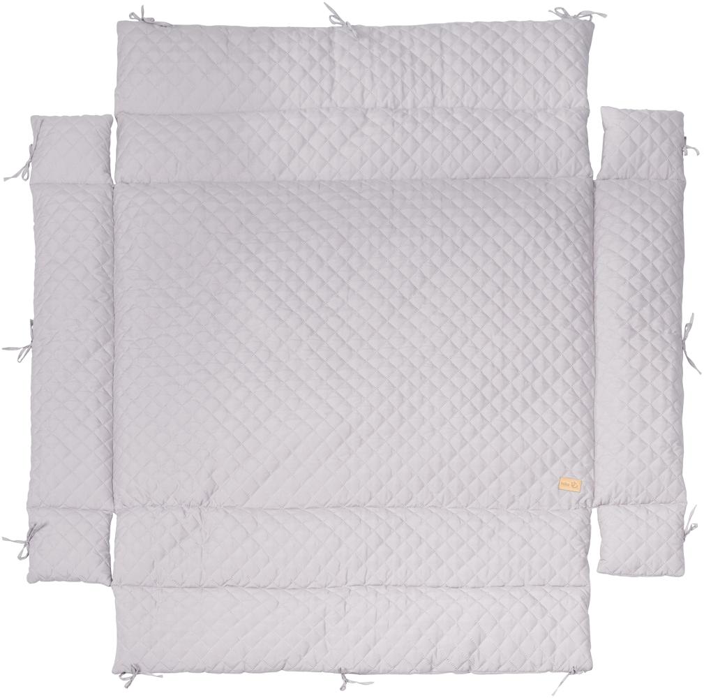 Roba 'Style' Universal-Laufgittereinlage 75/100x100 cm silbergrau Bild 1